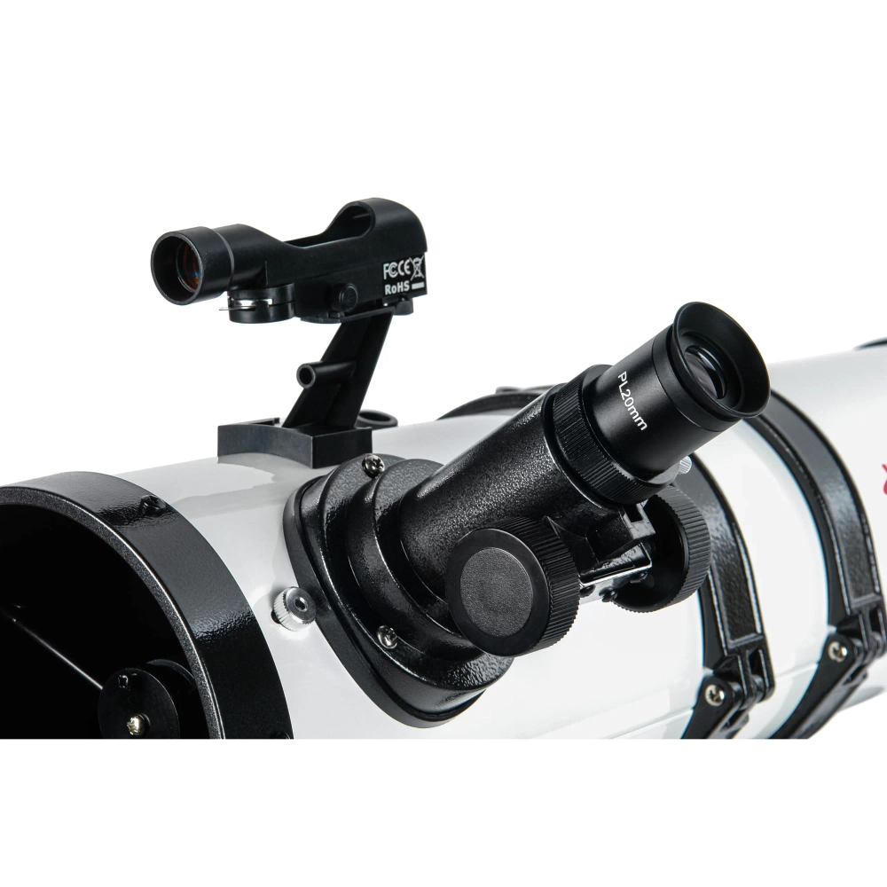 Телескоп Veber PolarStar 650/130 EQ рефлектор с видоискателем и окуляром крупным планом