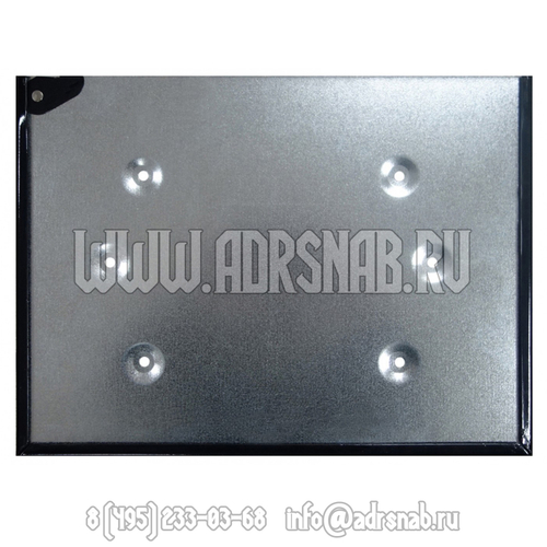 Кронштейн для оранжевой таблички (с черной рамкой)