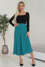 Юбка (изумрудный) Ю11-15/5 Nikol