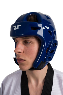 Шлем для тхэквондо Tusah Ez-Fit Head Guard синий