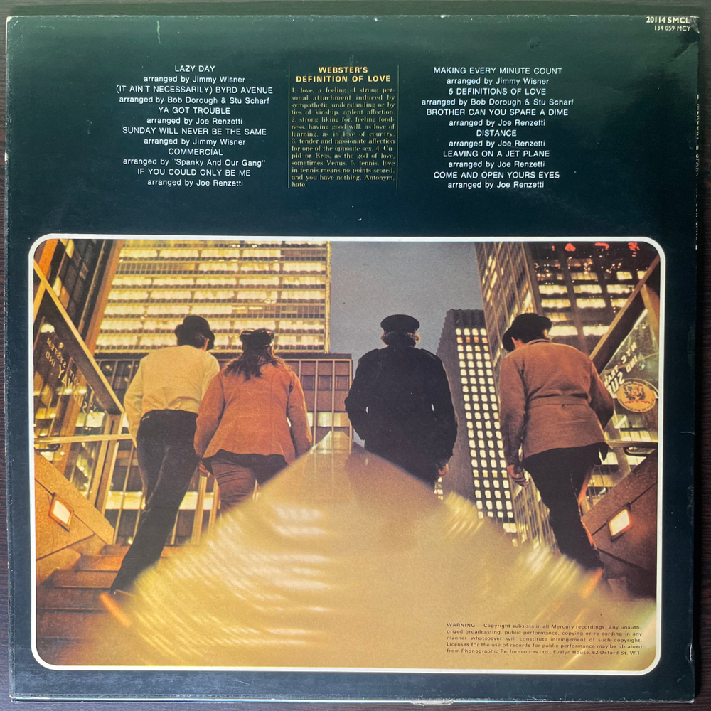 Spanky & Our Gang ‎– Spanky And Our Gang (Англия 1967г.)