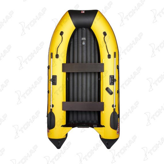 Лодка Тонар Алтай А320 (надувное дно) желтый/черный