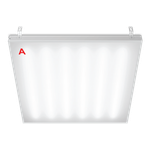 Светильник ГРИЛЬЯТО ДВО02-041 с БАП EM1 54Вт 6500К IP40 Матовый 6000лм 588х588х40мм WOLTA PRO