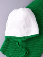 Шапка для мальчика со снудом осенняя
