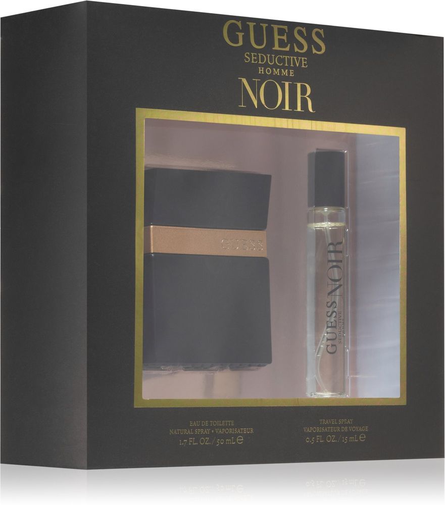 Guess Seductive Homme Noir подарочный набор для мужчин