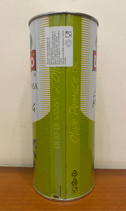 Оливковое масло BASSO Для жарки Рафинированное (Pomace) в ж/б 1 л, Италия