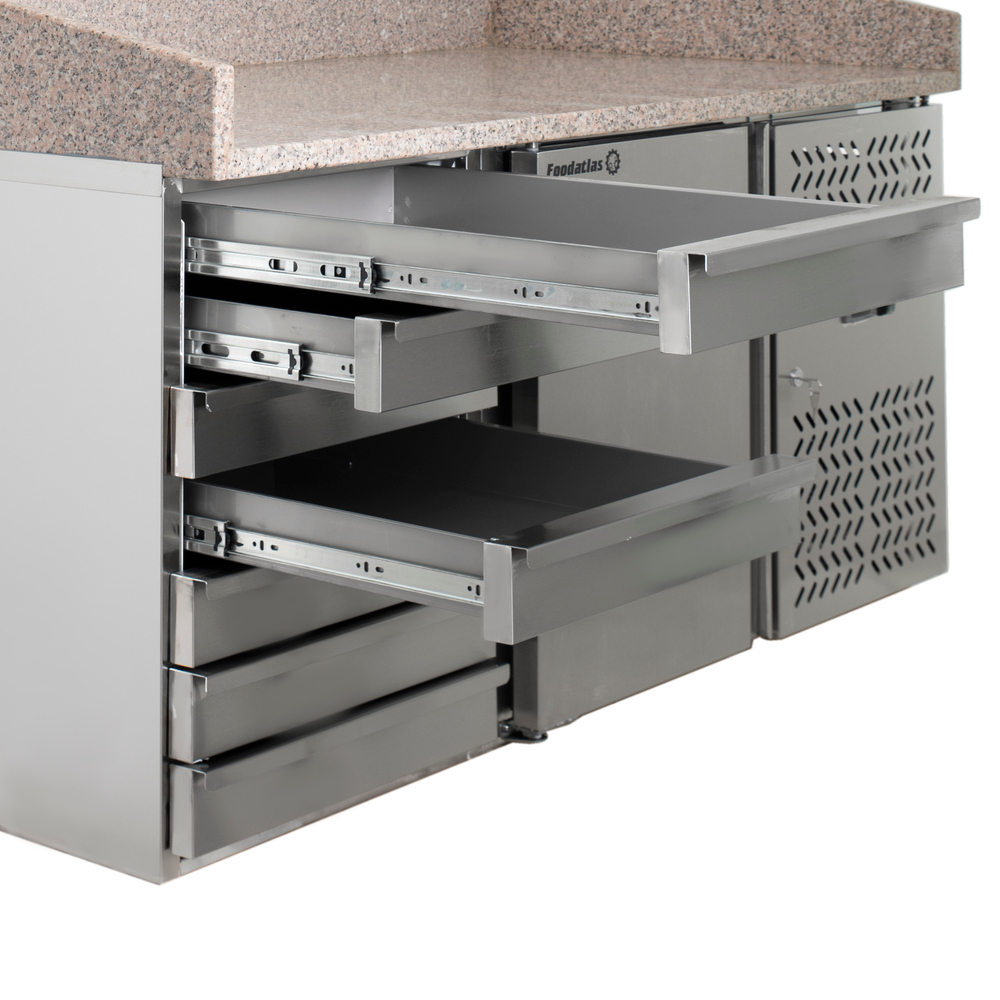 Стол холодильный для пиццы PZ1610TN Foodatlas