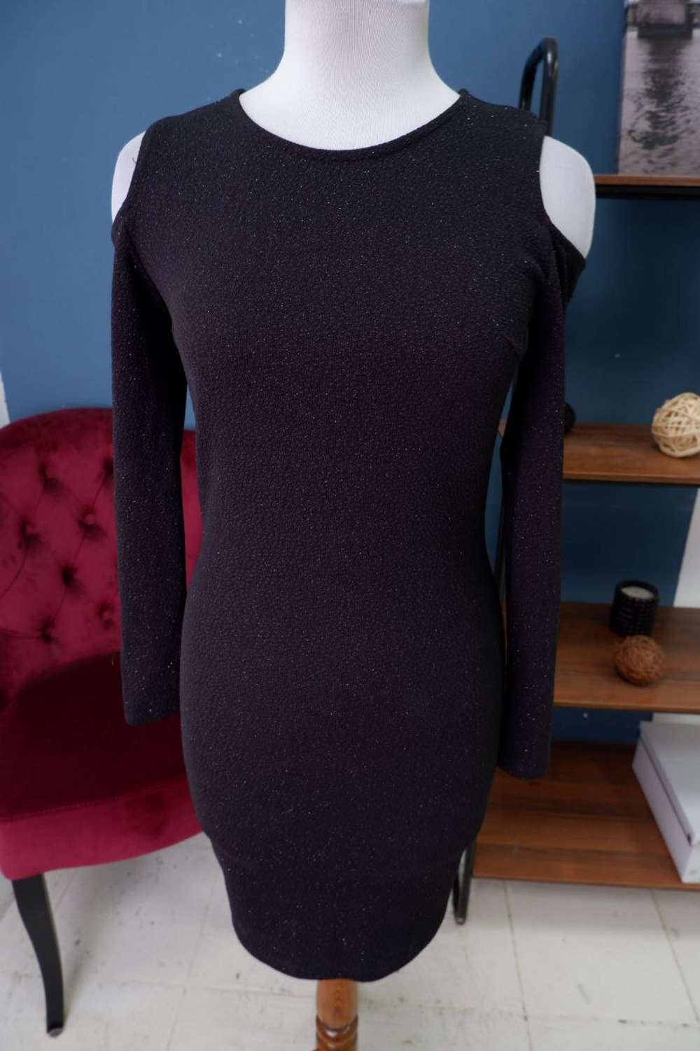 Платье Koton с блестками 44 размер