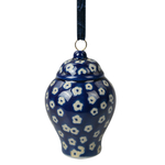 Декор подвесной "Кобальт" Ø 5x8см керамика