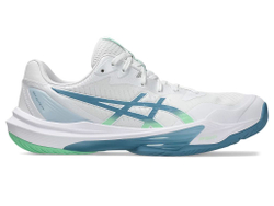 Мужские кроссовки для бадминтона/сквоша Asics Sky Elite FF 3 - white/saba blue