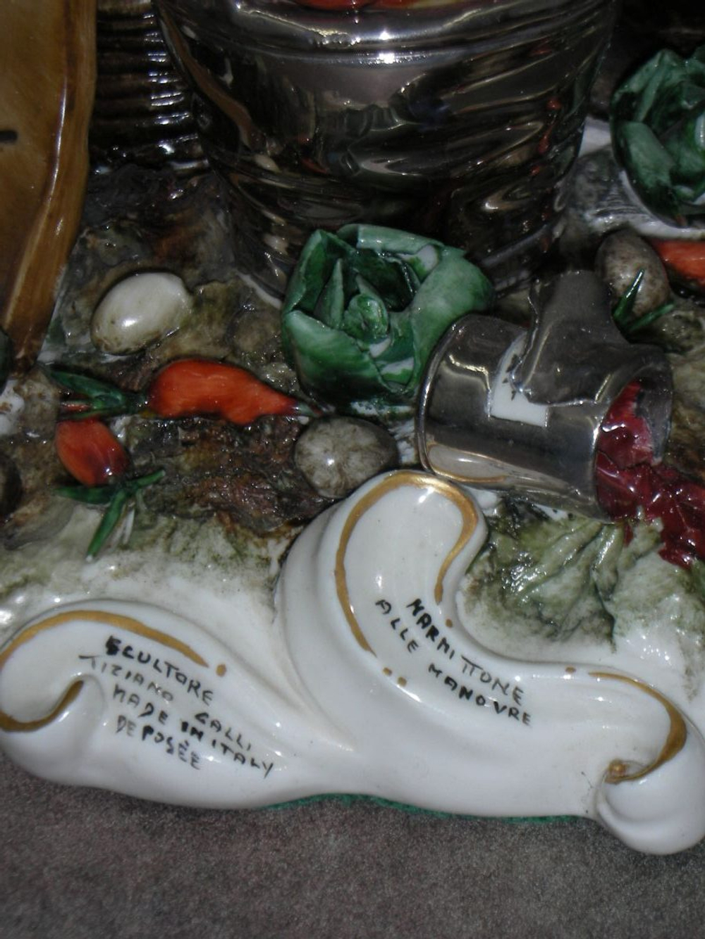 Статуэтка. Фарфор. Повар. Capodimonte. Италия