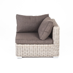 "Лунго" модуль диванный угловой с подушками, цвет бежевый