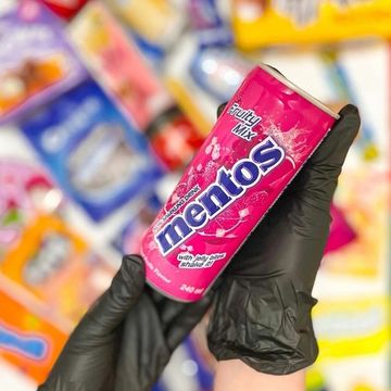 Напиток с кусочками желе Mentos Fruity Mix со вкусом фруктовый микс, 240 мл