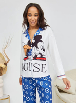 Пижама штаны и рубашка д/р 636 (Мики)