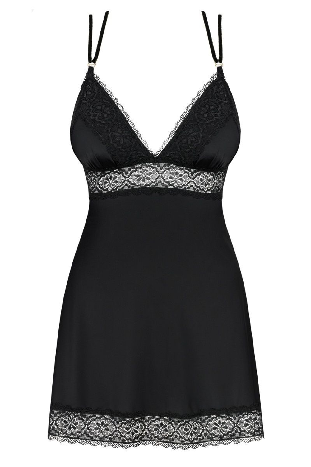 Соблазнительная коротенькая сорочка Lolitte с перекрещенными бретелями