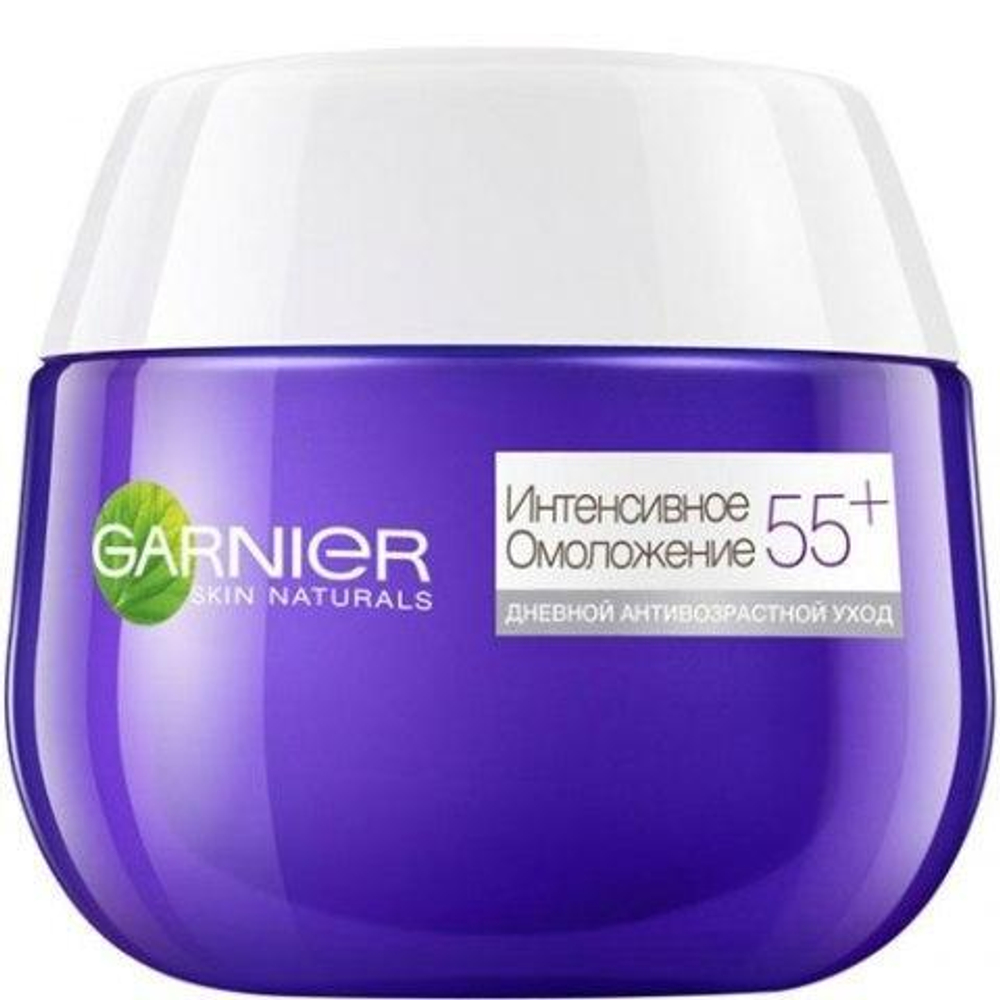 Garnier Крем для лица Интенсивное омоложение 55+, сокращающий морщины, дневной питательный, 50 мл
