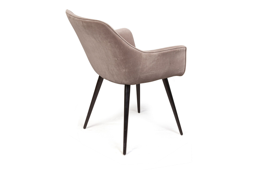 Стул Archi поворотный 90 градусов, функция возврата, антишум, бархат бежевый 5, опора конус