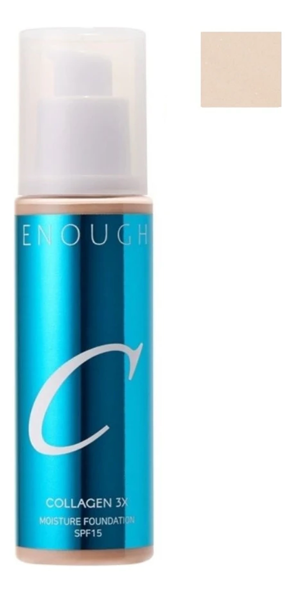 Enough Тональная основа для лица с коллагеном Collagen 3X Moisture Foundation SPF15 100мл