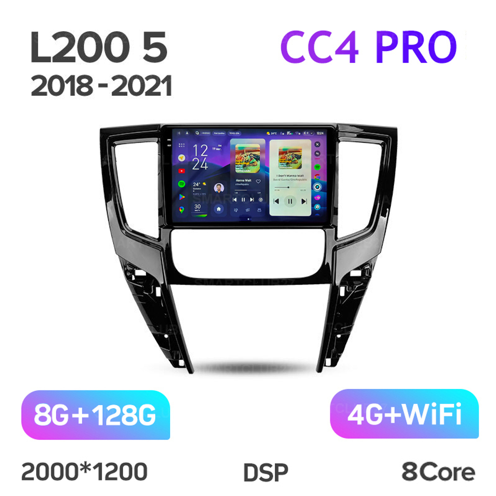 Teyes CC4 Pro 9" для Mitsubishi Pajero Sport, L 200 2018-2021