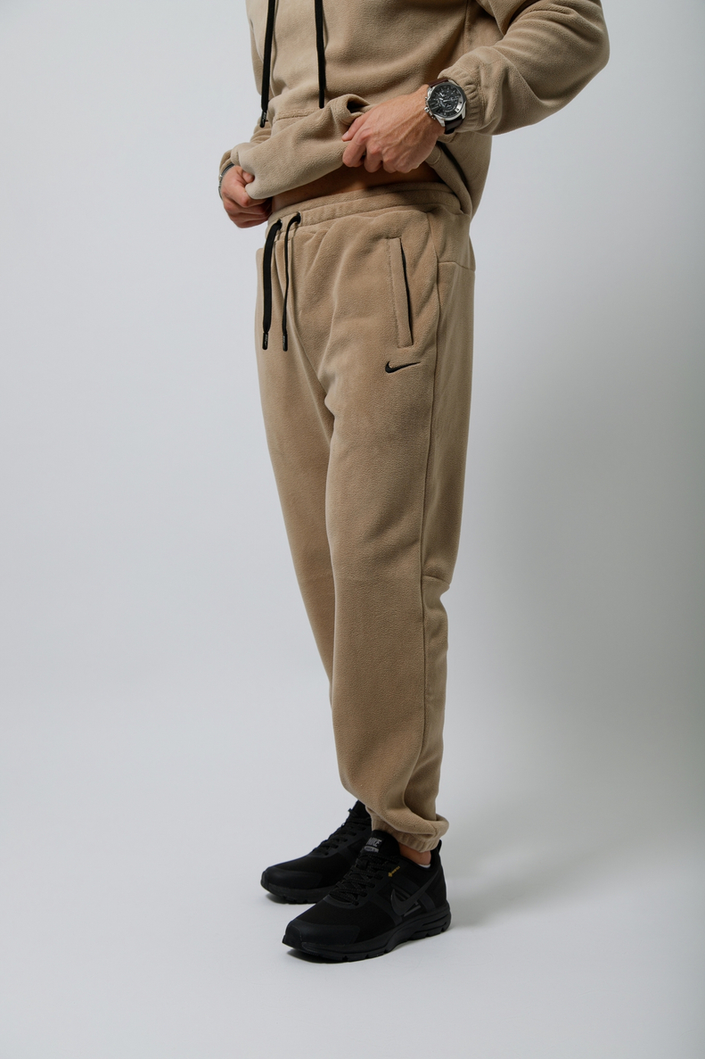 Штаны NIKE флис.5657В (беж.)