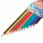 Карандаши цветные "АССОРТИ 8 ДИЗАЙНОВ 3+ лет", 12 цветов, трехгранные, BRAUBERG, 182055