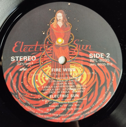Винтажная виниловая пластинка LP Electric Sun Fire Wind (Japan 1981) (Obi)