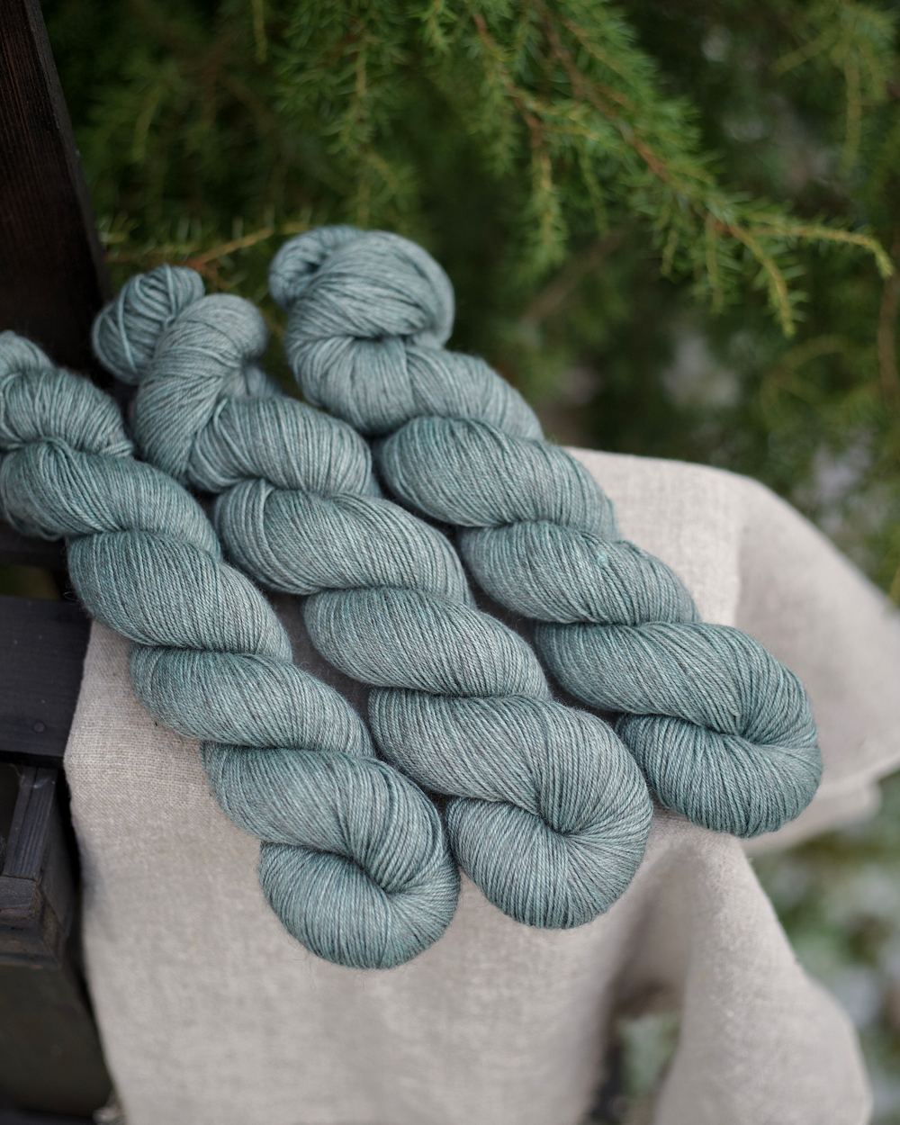 Носочный меринояк "Нежно-бирюзовый"