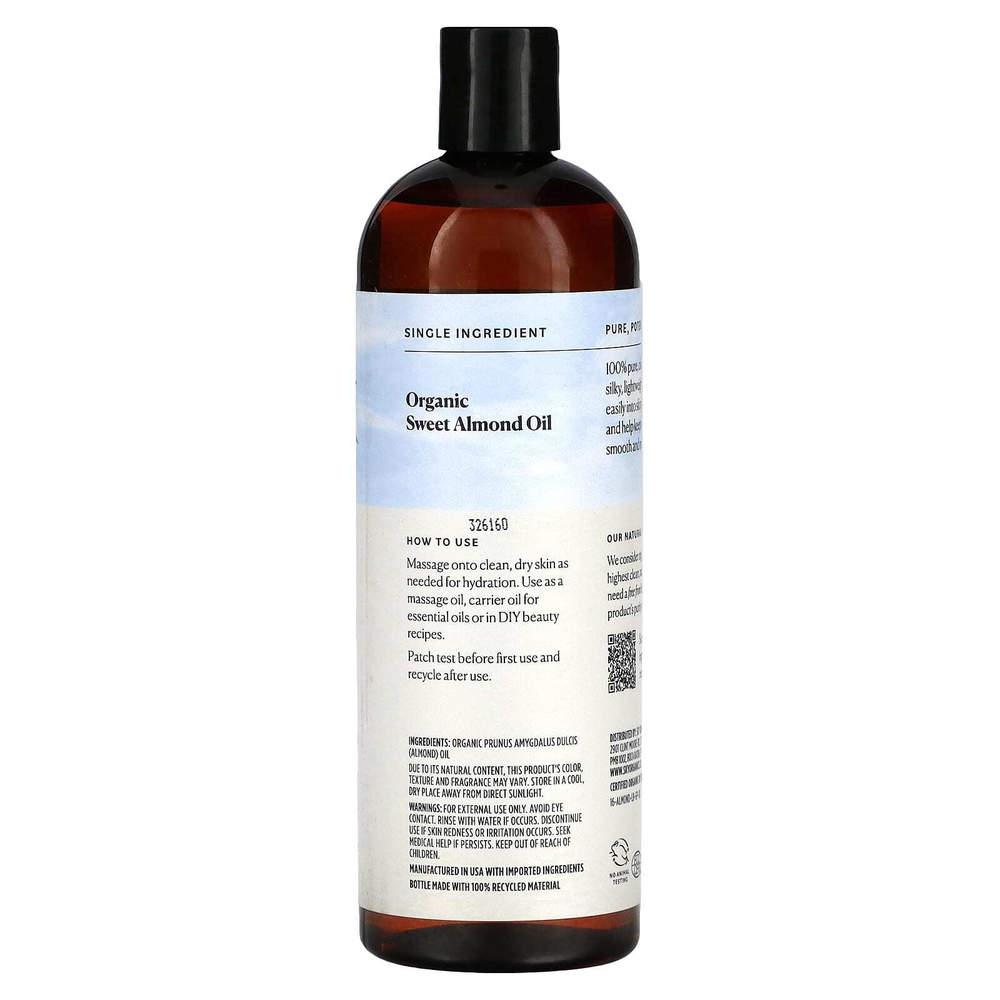 Sky Organics, органическое масло сладкого миндаля, 473 мл (16 жидк. унций)