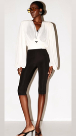 Блузка объемная из шифона