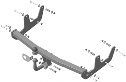 Фаркоп с эл-кой Smart для Renault Sandero 2008-2014 (оцинкованный шар)(паспорт и сертификат в комплекте) 91706-A.Motodor