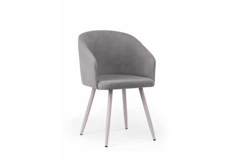 Стул на металлокаркасе Woodville Монер темно-серый (glory 20), серый