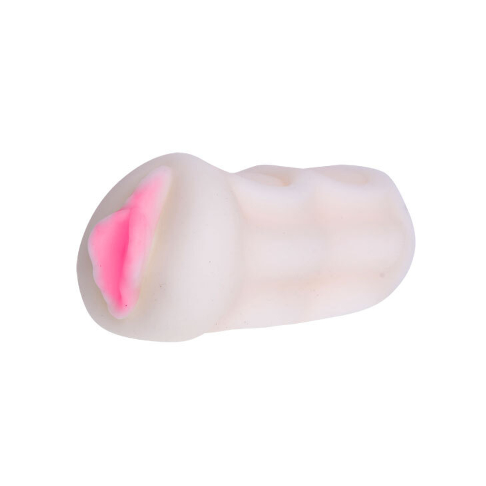 Упругий мастурбатор-вагина (Цвет: телесный)