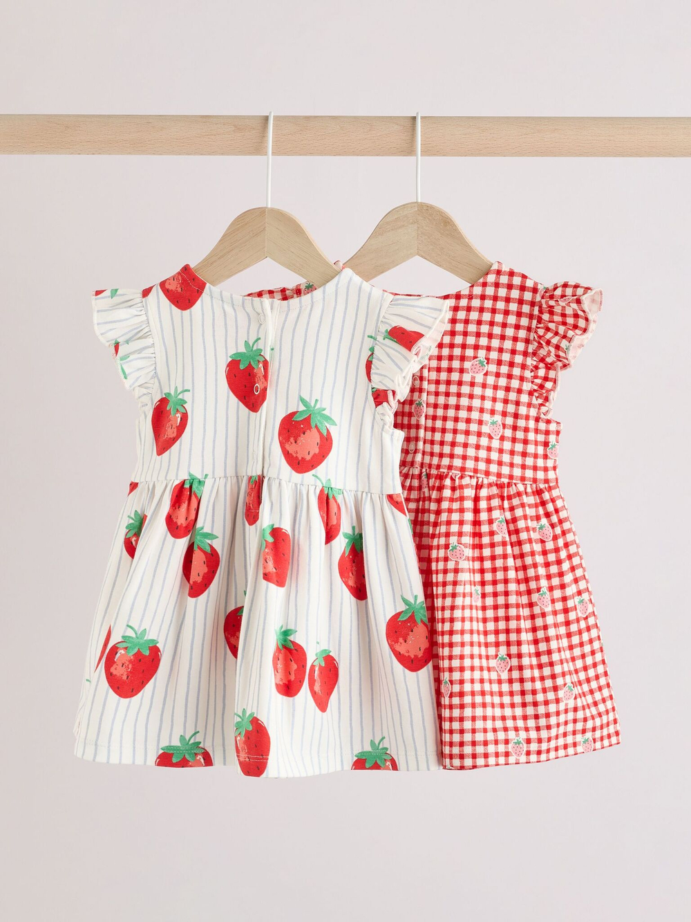 Платье для девочки Next AG2-883, 2 шт., Красный, Белый
