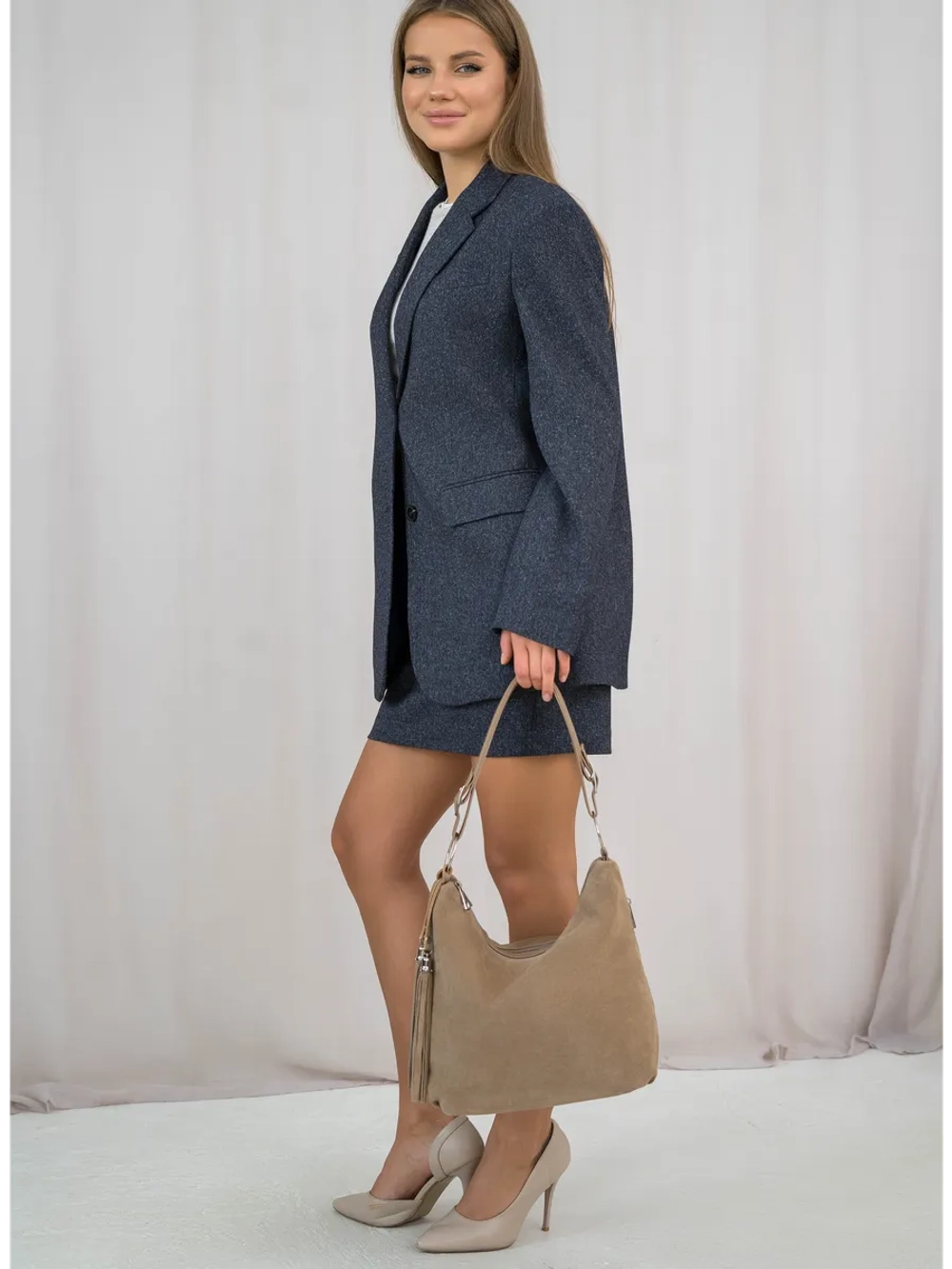 сумка через плечо большая тоут шоппер