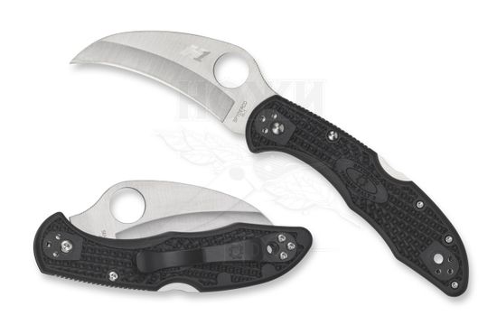 Складной нож Spyderco Tasman Salt 2 106PBK2 c клинком из стали H1, рукоять FRN