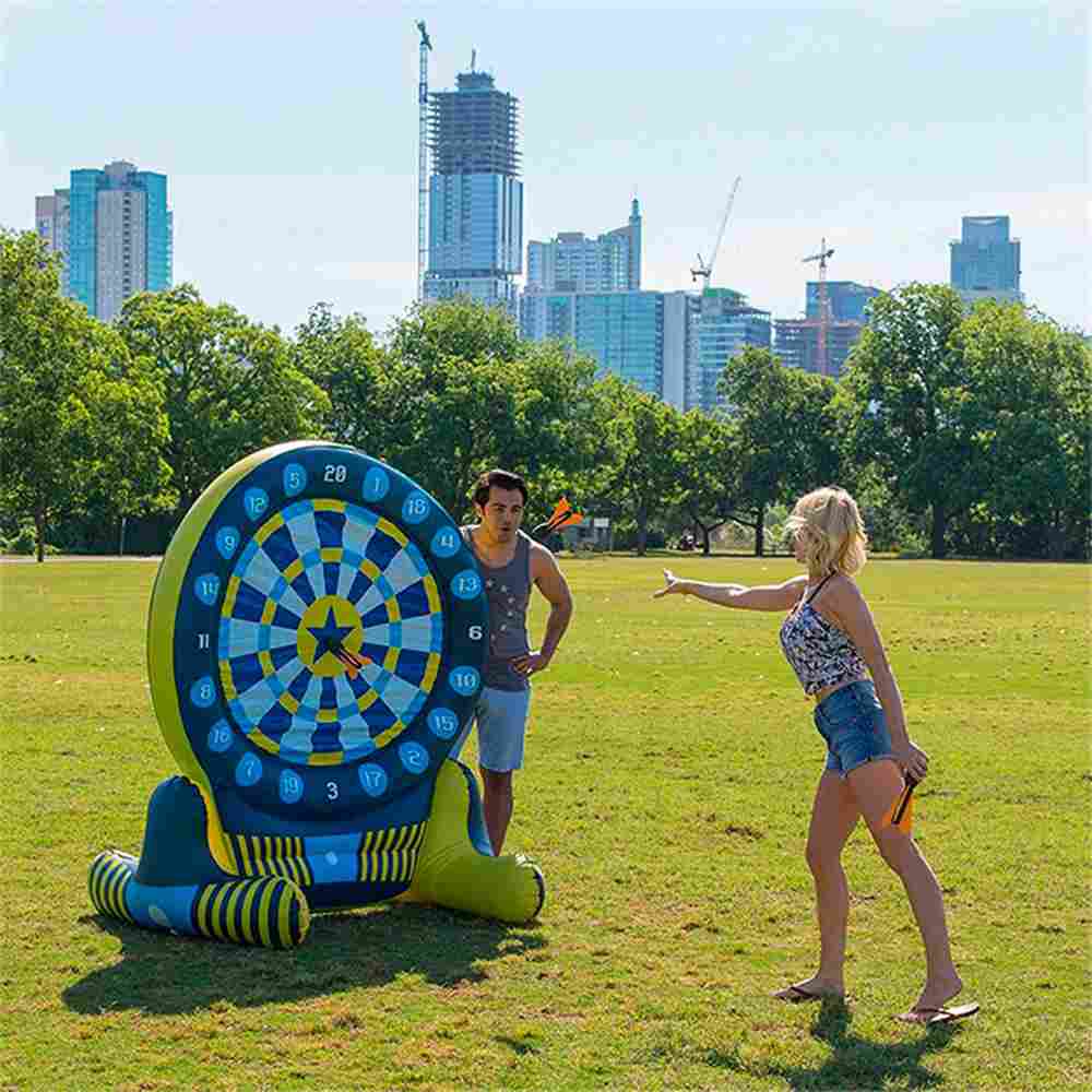 Надувной герметичный дартс «Аква» диаметр 1,5 м, размер 1,5×1×1,5 м