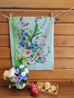 Набор кухонных полотенец, 3 шт , 45х60 см , рогожка