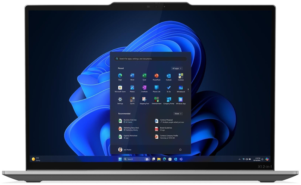 Ноутбук Lenovo ThinkPad X1 2-in-1 Gen 10 Aura Edition 14" / 32 Гб / SSD 512 Гб / Win 11 Pro / 21NU0021FW