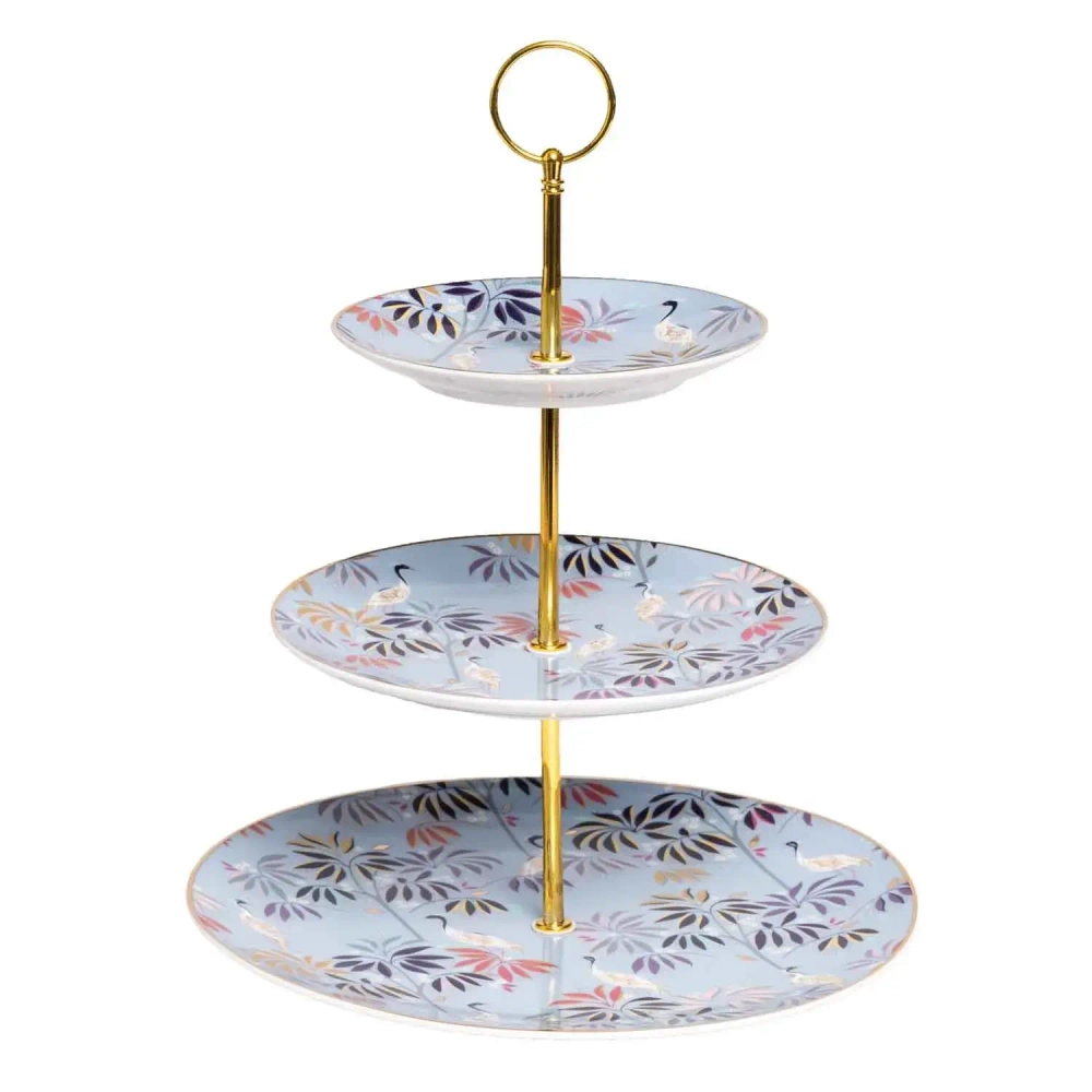 Portmeirion Sara Miller Индия 33x27 см 3-й ярус Журавль etagerie