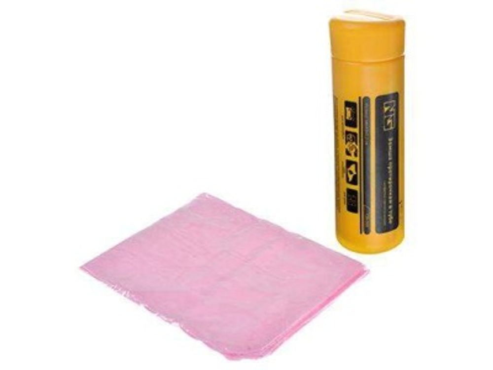 Замша протирочная NEW GALAXY PVA в тубе 66*43*0,2см розовая