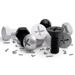 Набор из 3 вешалок Screw  белый