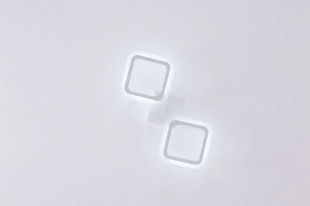 Люстра потолочная светодиодная Estero 39205-2sm, цвет белый. Люстра с пультом управления, освещение до 9 кв.м, мощность 32 Вт. Светильник потолочный