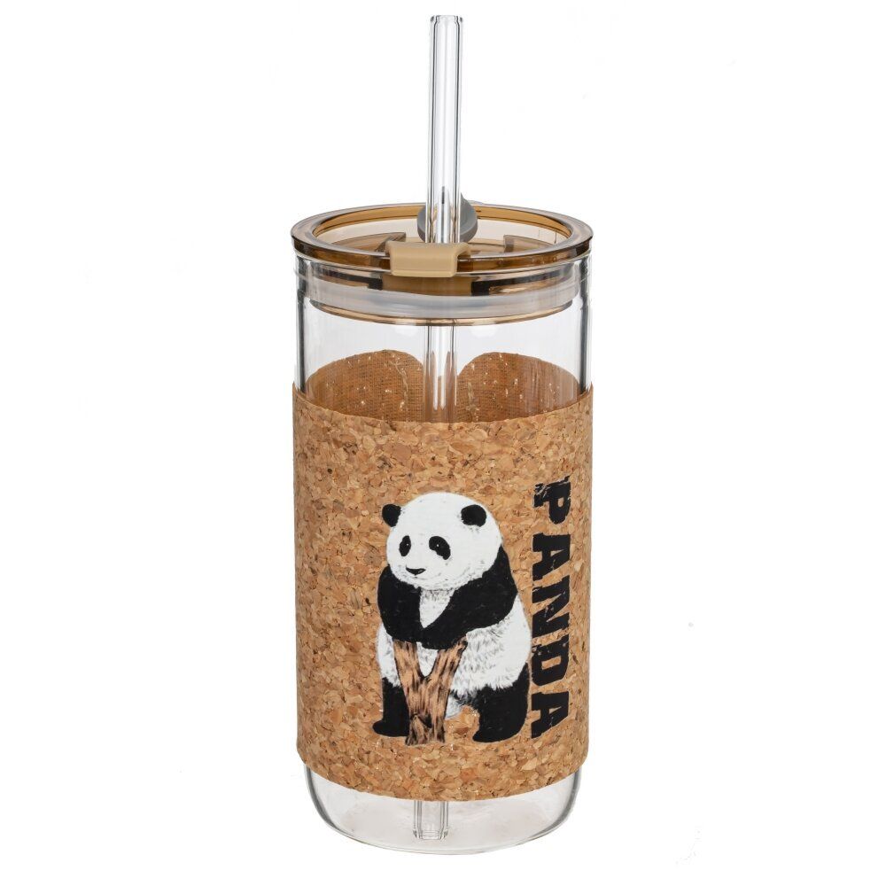 GAEM Бутылка с трубочкой, 410 мл, L7 W7 H15 см, 4в.