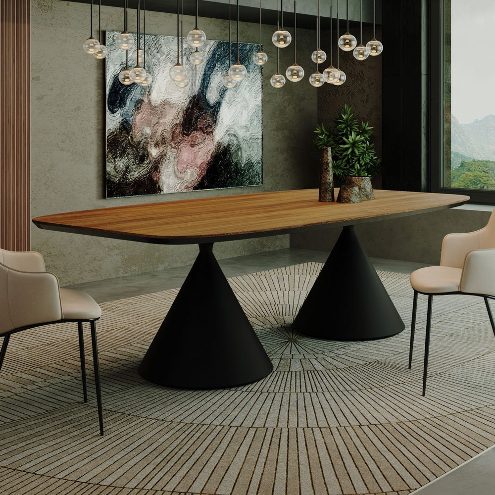 Стол овальный AXIS 200, шпон