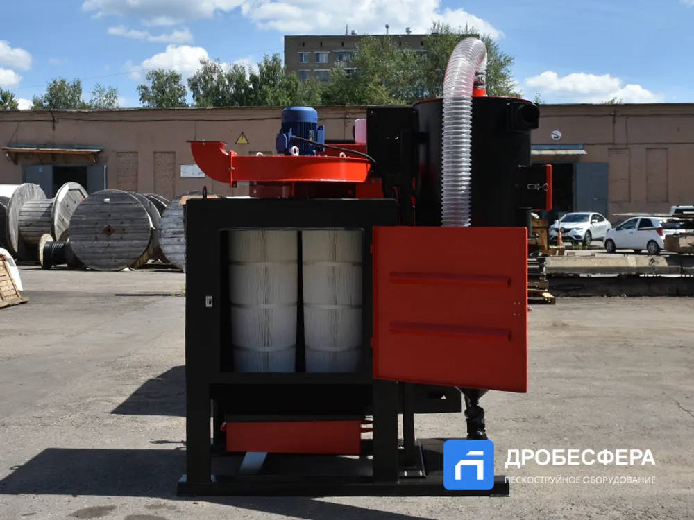 Пескоструйная камера PST КСО-130-Н-ФВР-М (4кВт) с боковой загрузкой