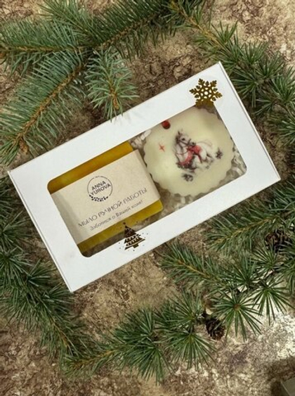 Новогодний подарочный набор "Зимний узор"