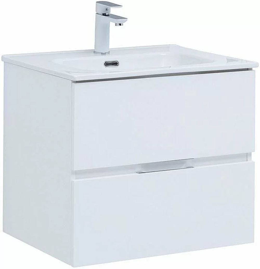 Тумба с раковиной Aquanet Алвита New 277510 60 белый матовый