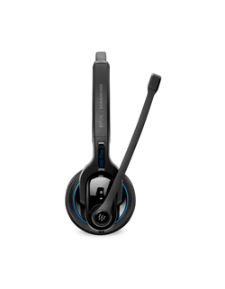 Гарнитура EPOS IMPACT MB Pro 2 UC ML, двусторонняя беспроводная гарнитура Bluetooth, подставка и Bluetooth USB-адаптер в комплекте (Sennheiser MB PRO 2 UC ML, 506046)