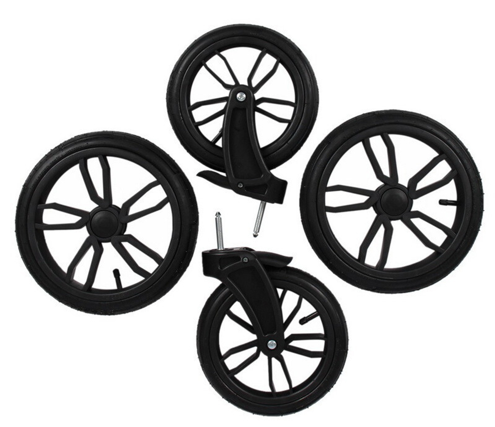 Детская коляска Indigo Indigo Special New 2 в 1 Is03 черная кожа