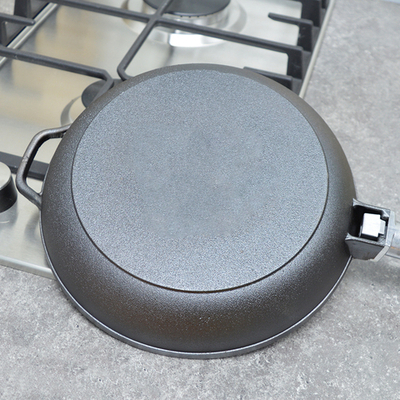 Сковорода 22см чугунная со съемной ручкой тм Гардарика